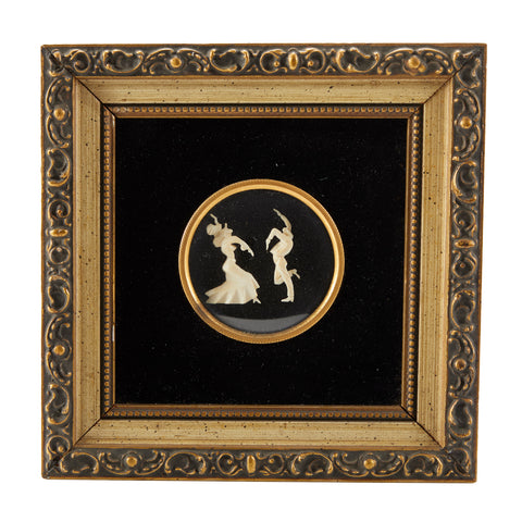 Black Velvet Artwork Of Ivory Dancers