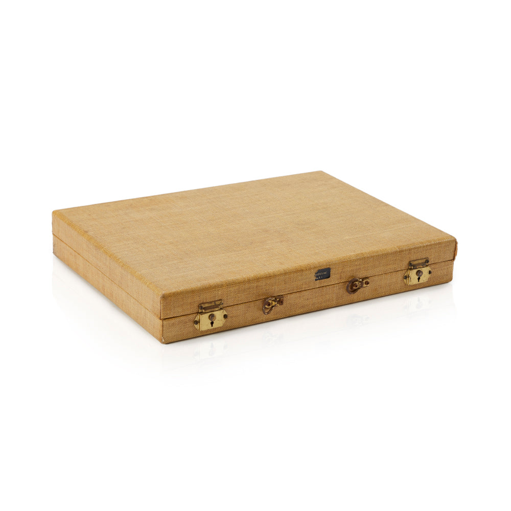 Tan and Red Backgammon Set (A+D)