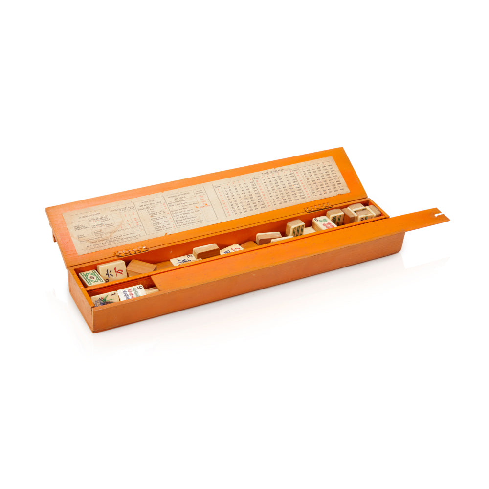 Orange Mahjong Set