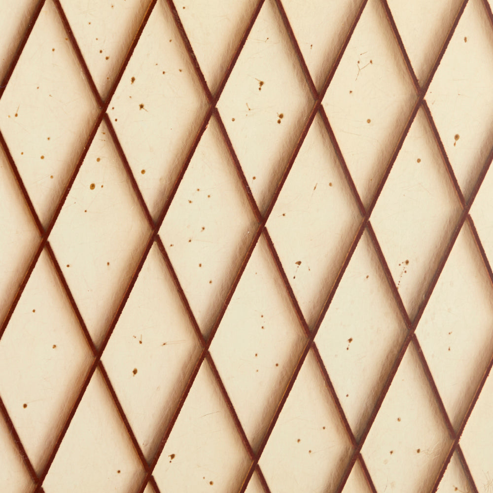 Tan Brown Diamond Room Divider