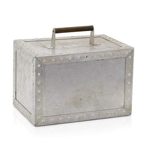 Steel Square Storage Box w Handle