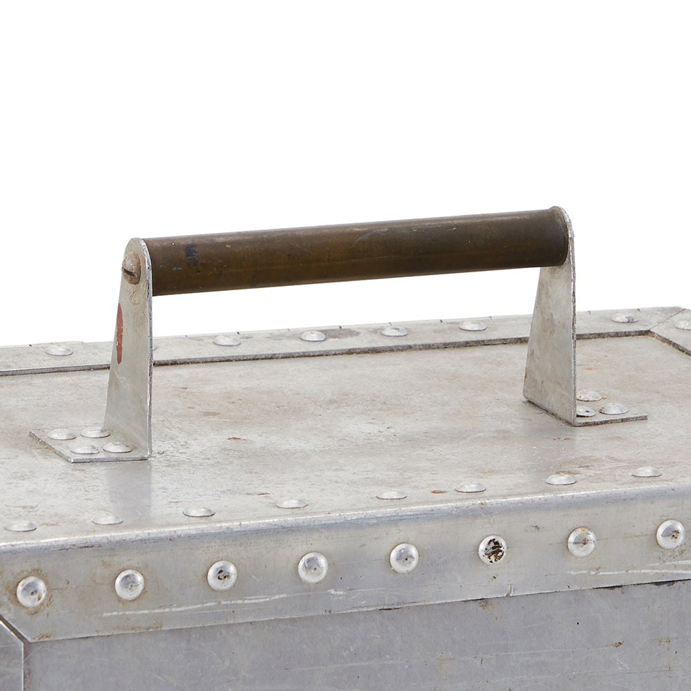 Steel Square Storage Box w Handle