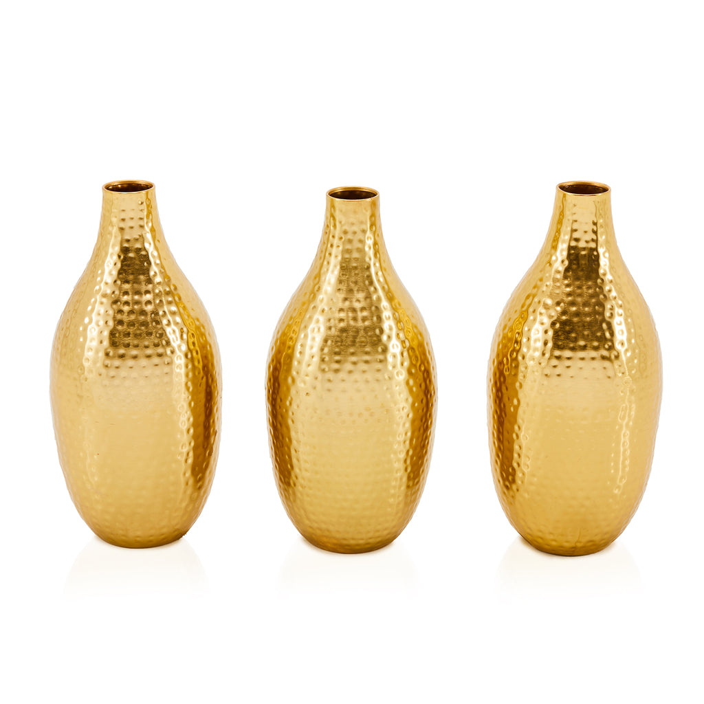 Gold Dimpled Vase (A+D)