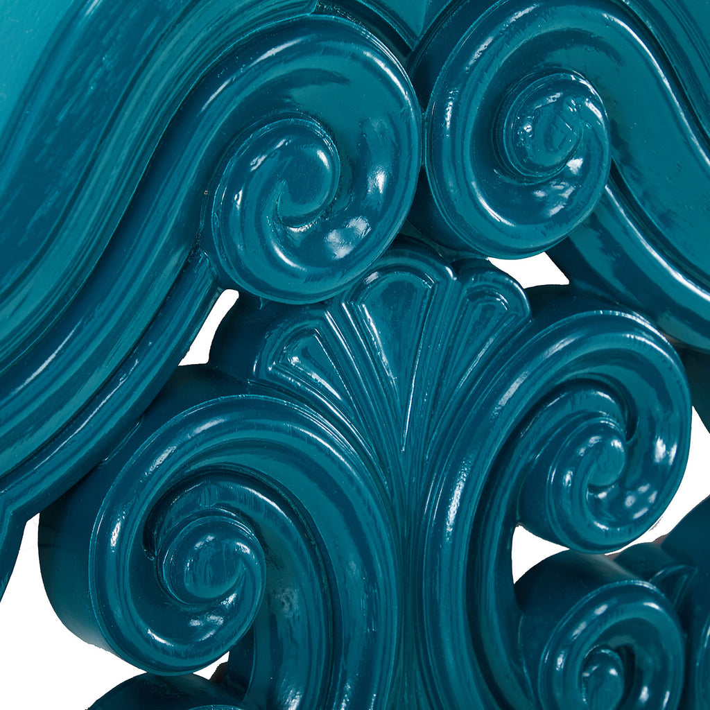 Blue Venetian Mirror