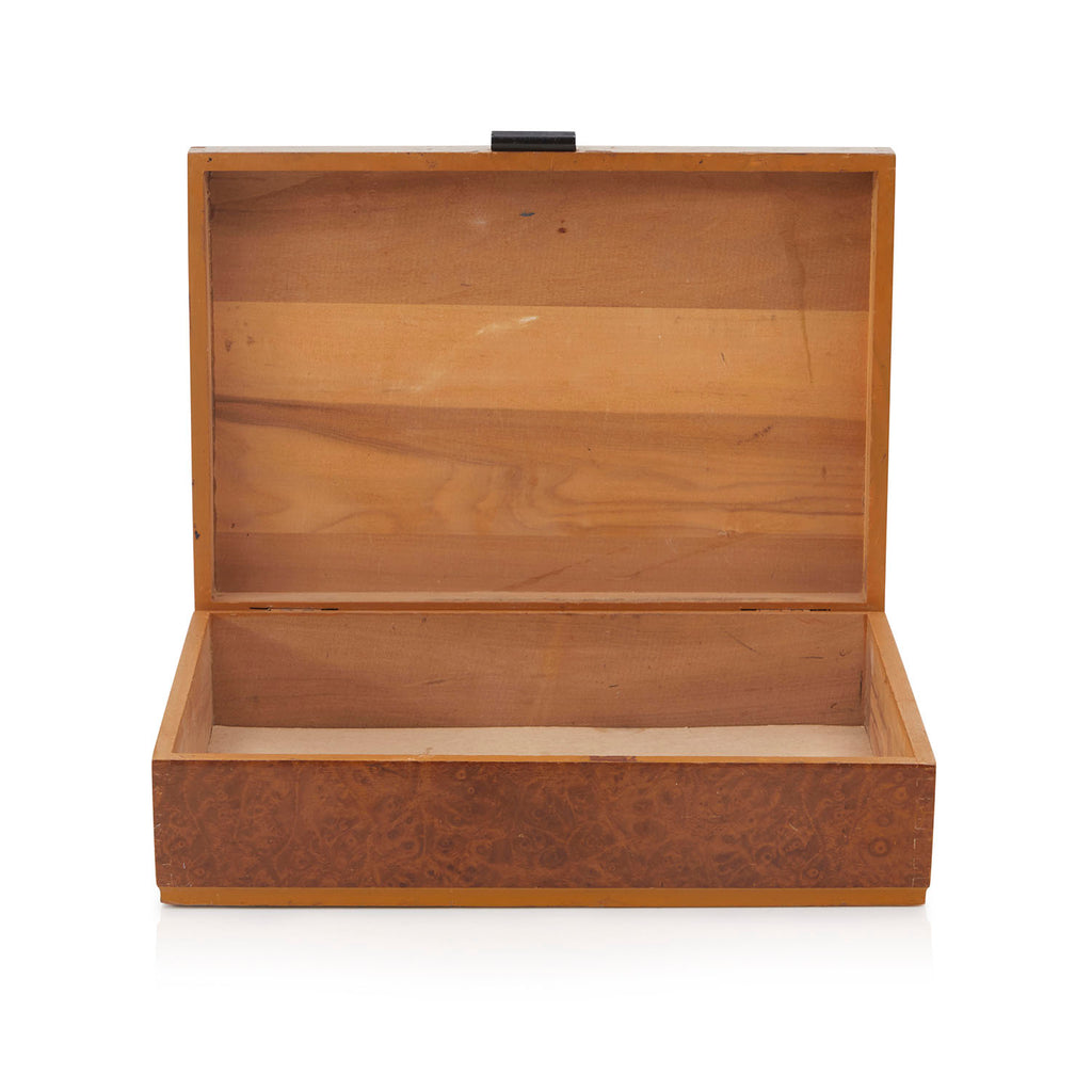 Brown Burl Jewelry Box