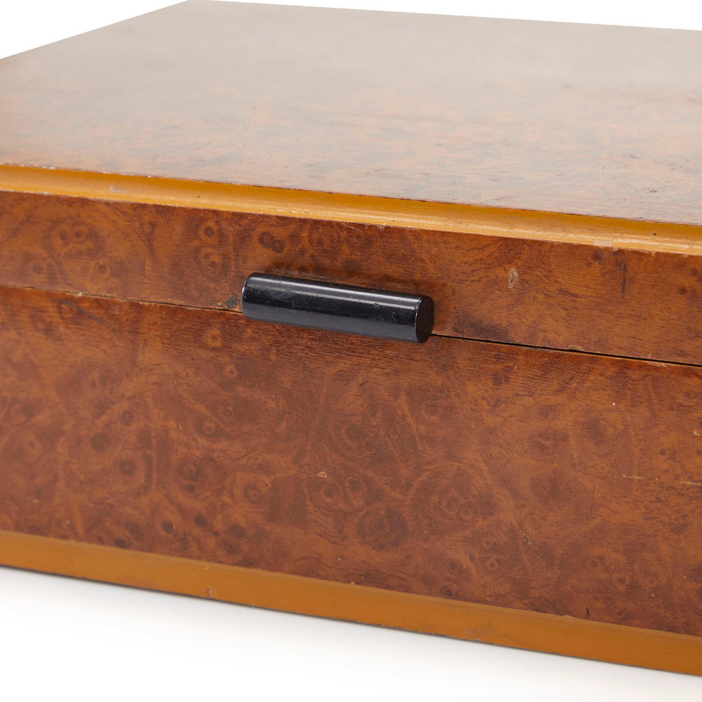 Brown Burl Jewelry Box