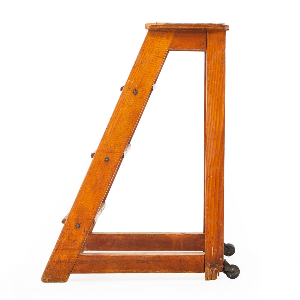 Wood Library Step Ladder