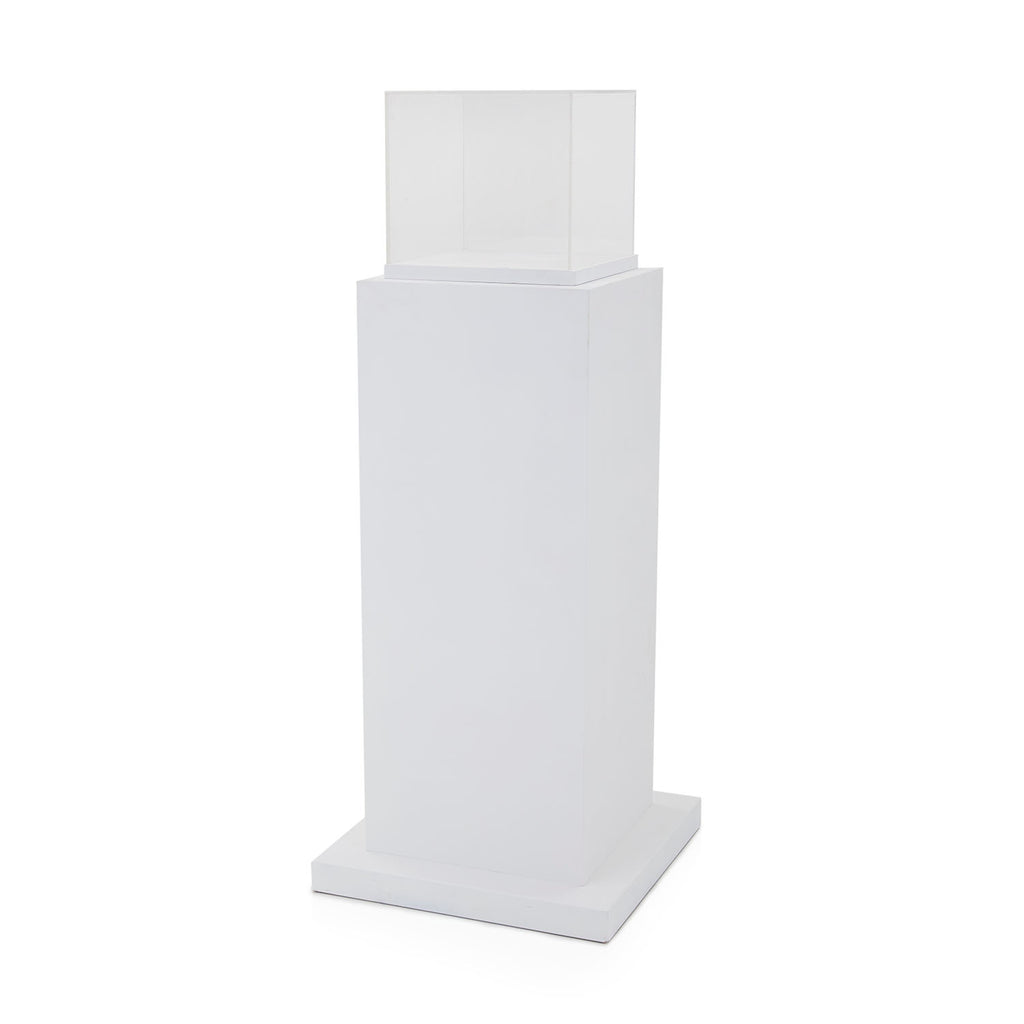 Display Case on White Podium