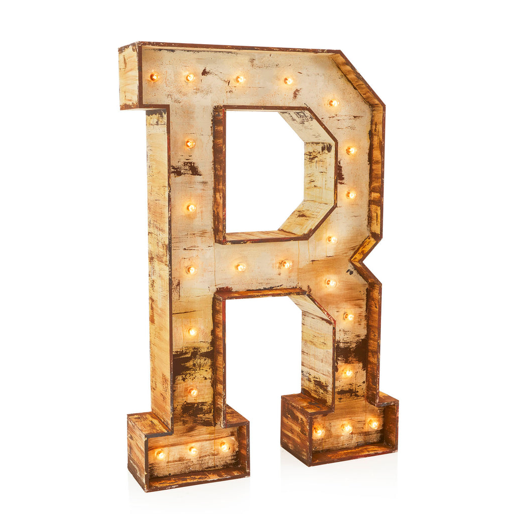 Giant Letter R Sculpture
