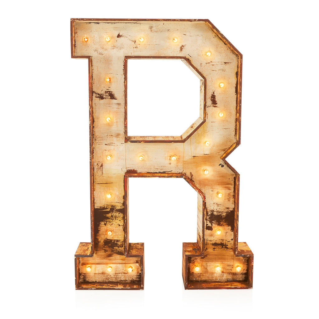Giant Letter R Sculpture