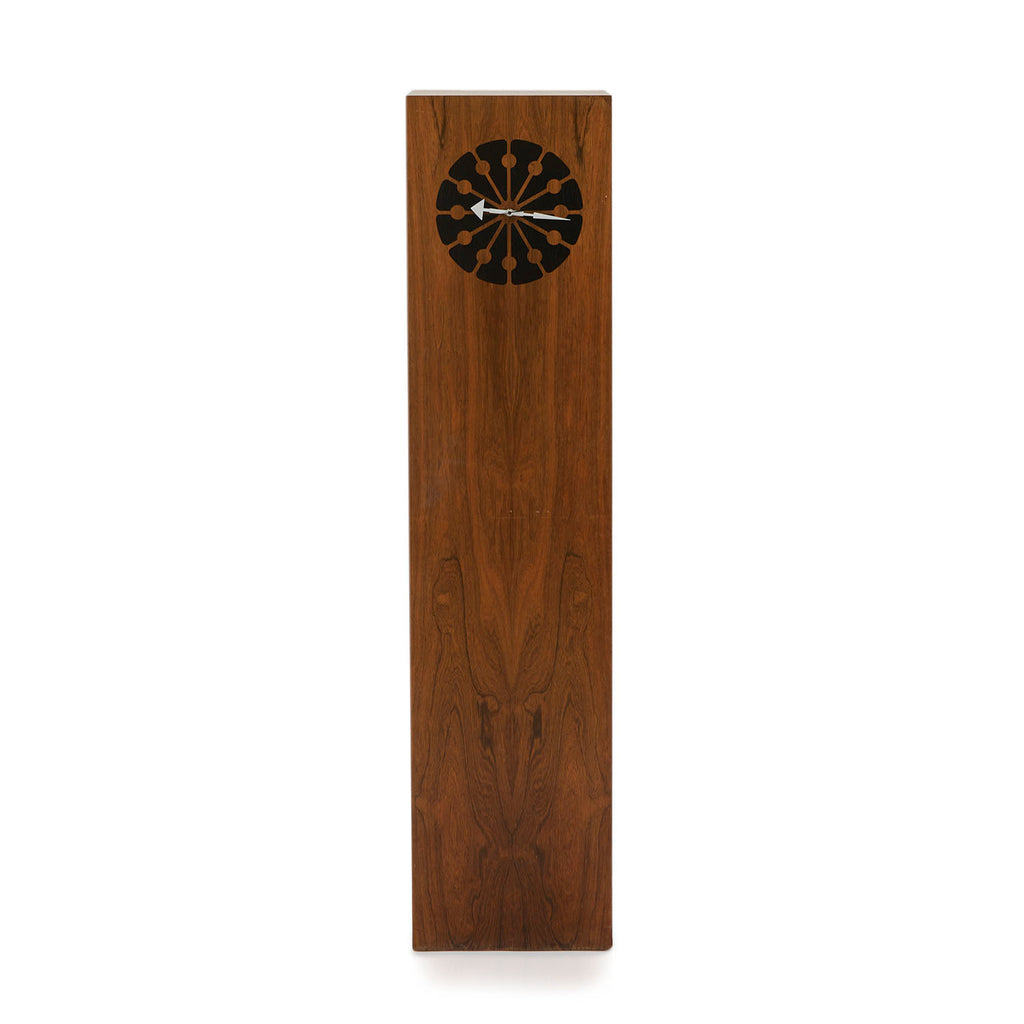 Danish Wood Rectangle Standing Floor Clock