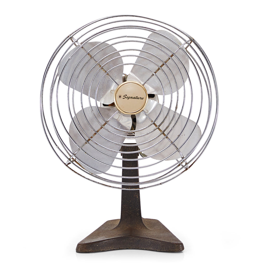 Cast-Iron Signature Table Fan