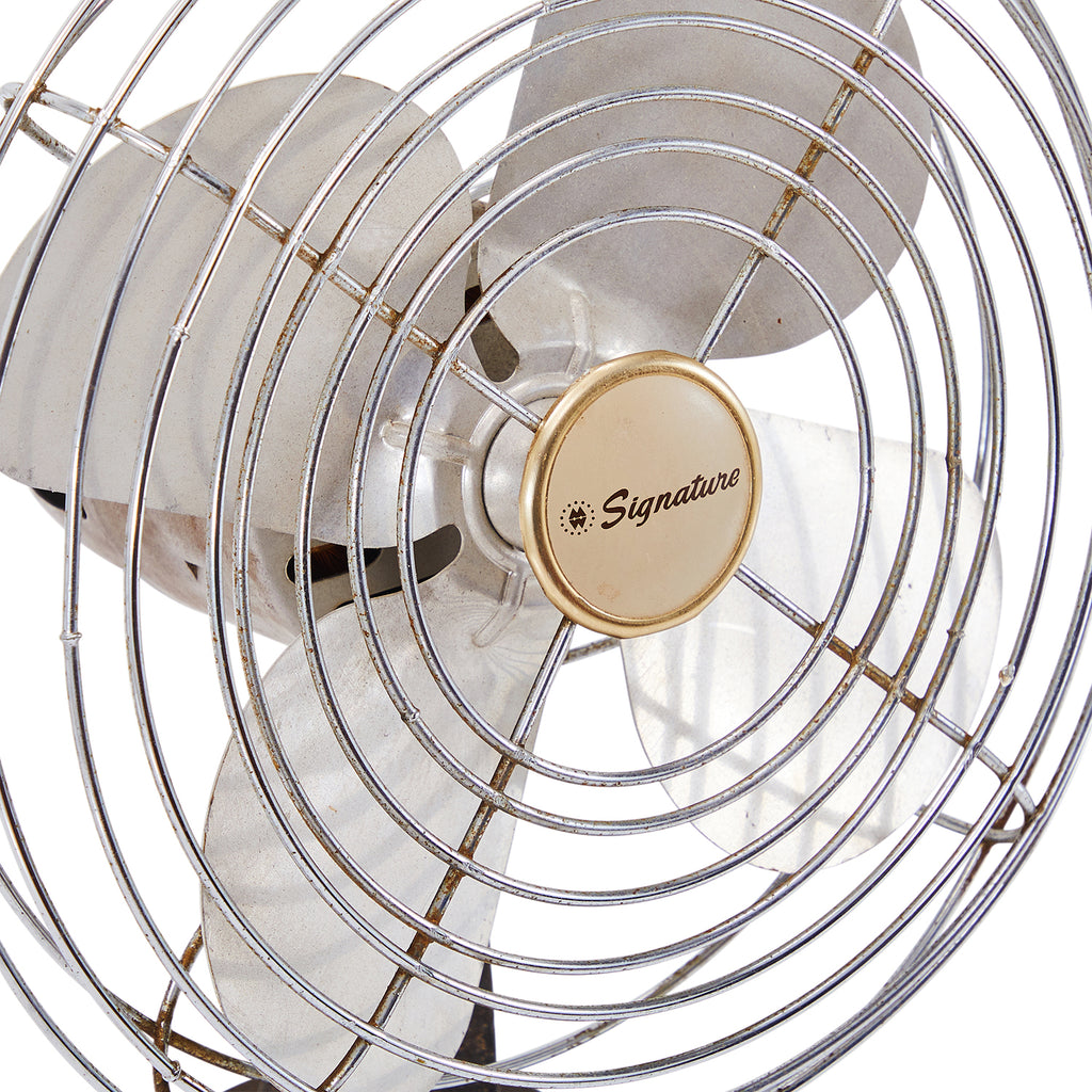 Cast-Iron Signature Table Fan