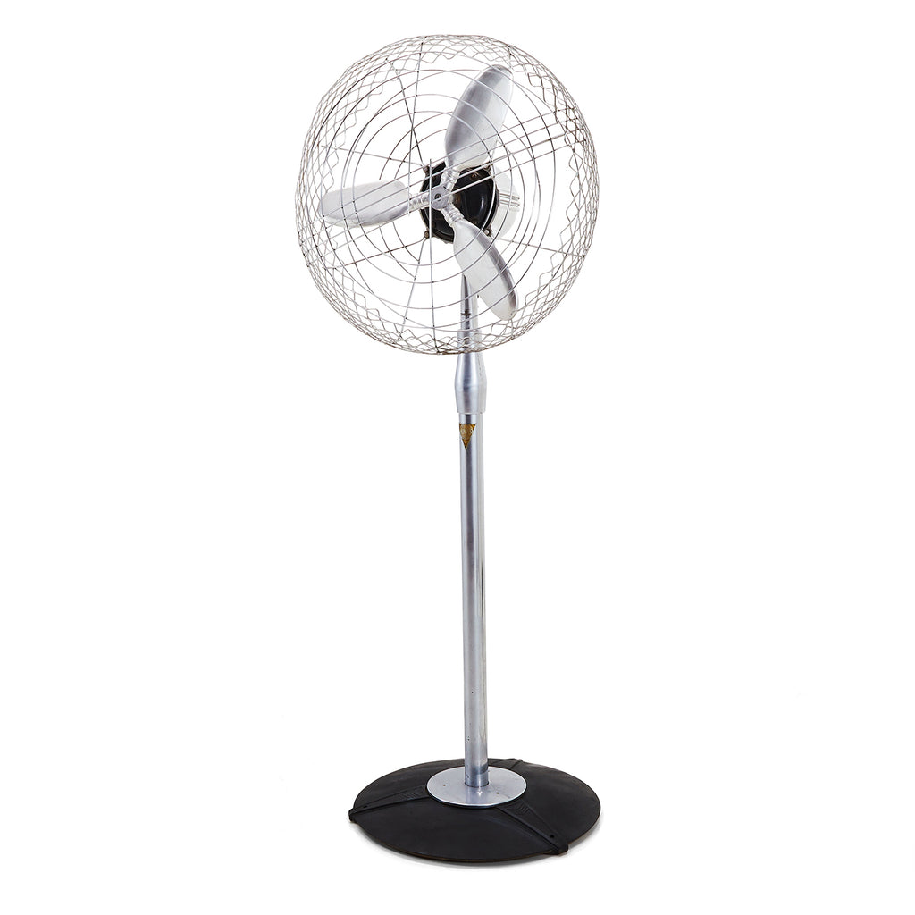 Silver Hunter Standing Fan