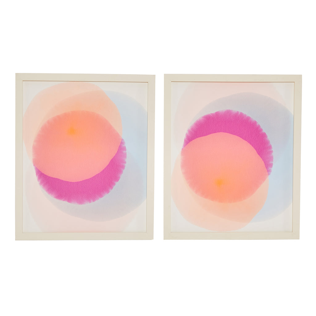 1185 (A+D) Orange Blue Pink Sunburst A