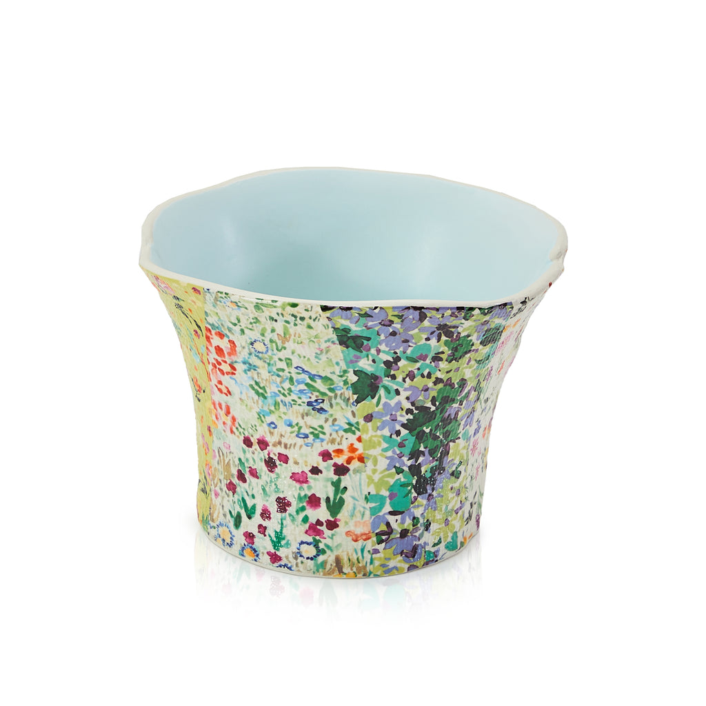 White Floral Patterned Bowl (A+D)