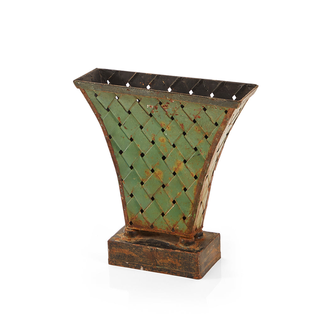 Green Rustic Decorative Vase (A+D)