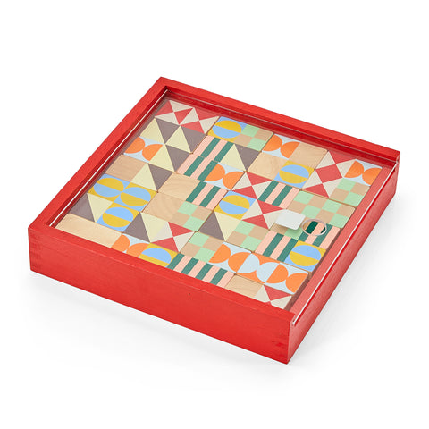 Red Square Colorful Board Game (A+D)