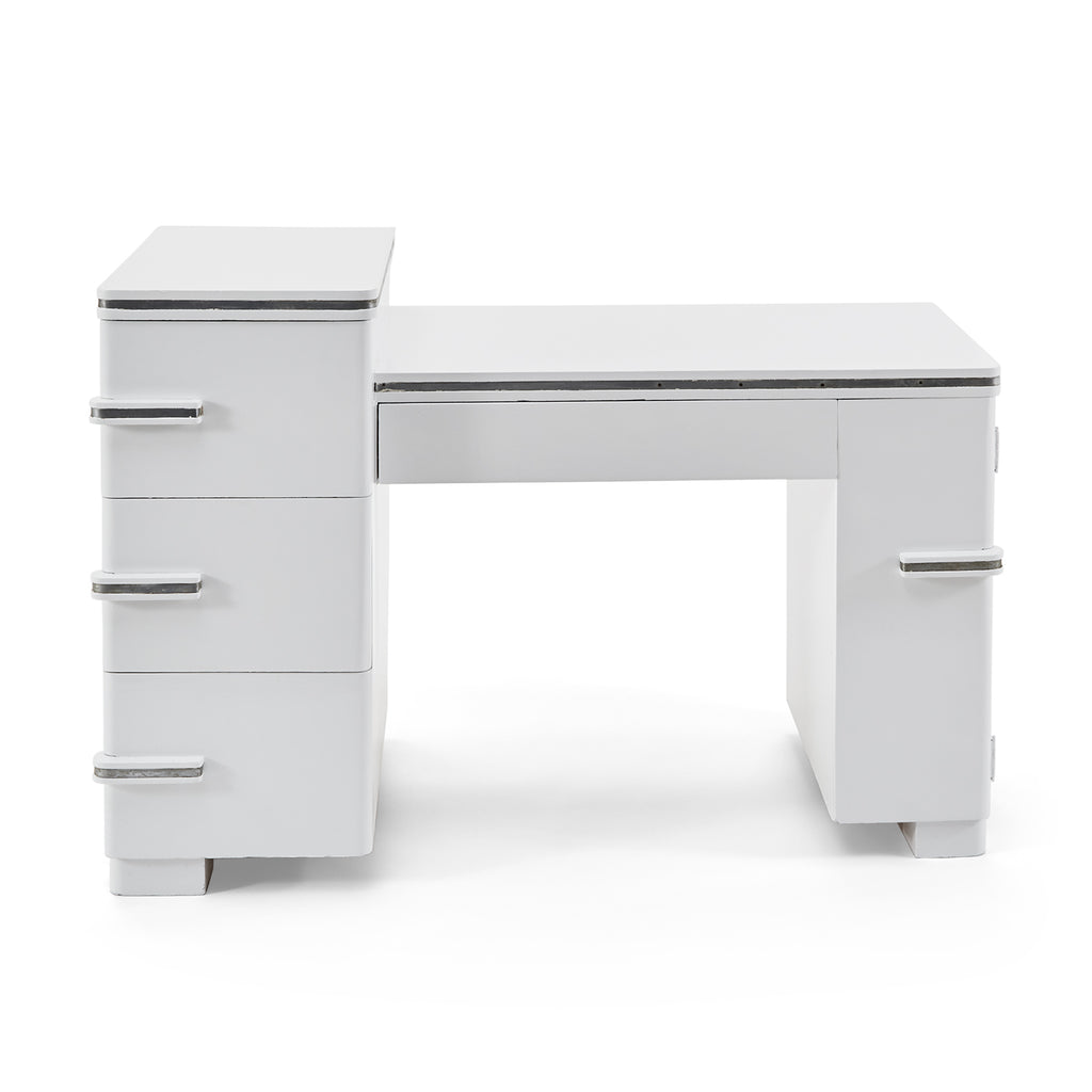 Modern White Desk Vanity