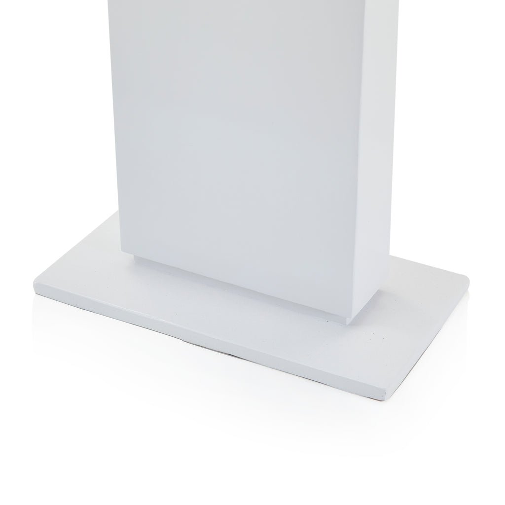 White Rectangle Panels Floor Lamp