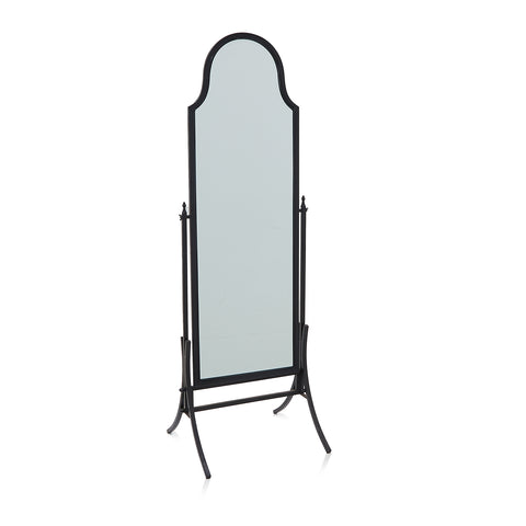 Black Frame Standing Floor Mirror
