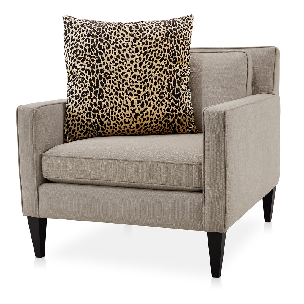 Leopard Print Large Square Pillow