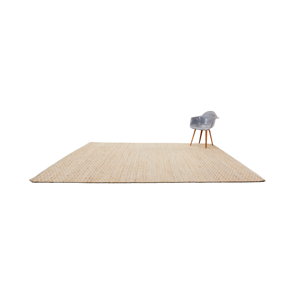 Large Natural Fiber Zig Zag Rug