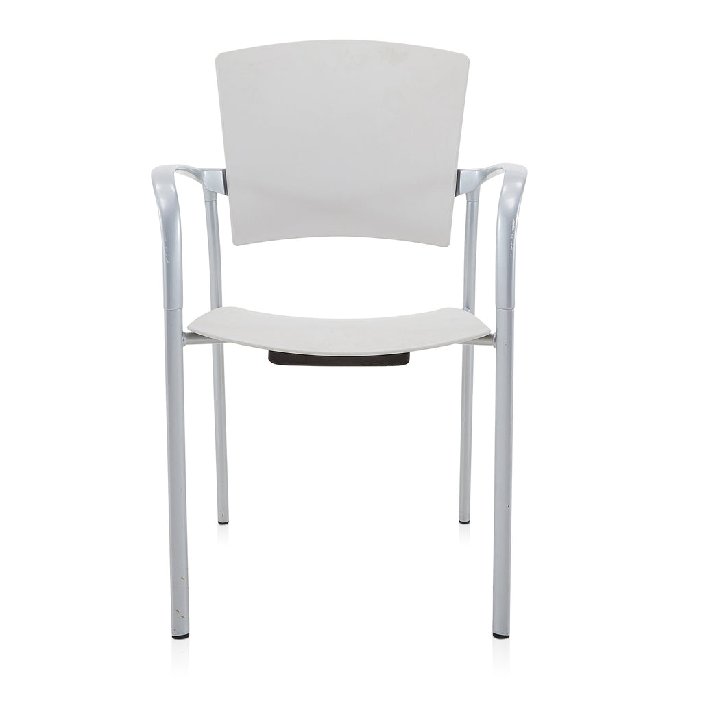 Grey & Silver Stacking Office Chair