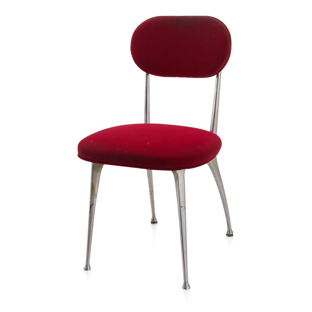 Red Wool Dining Chair