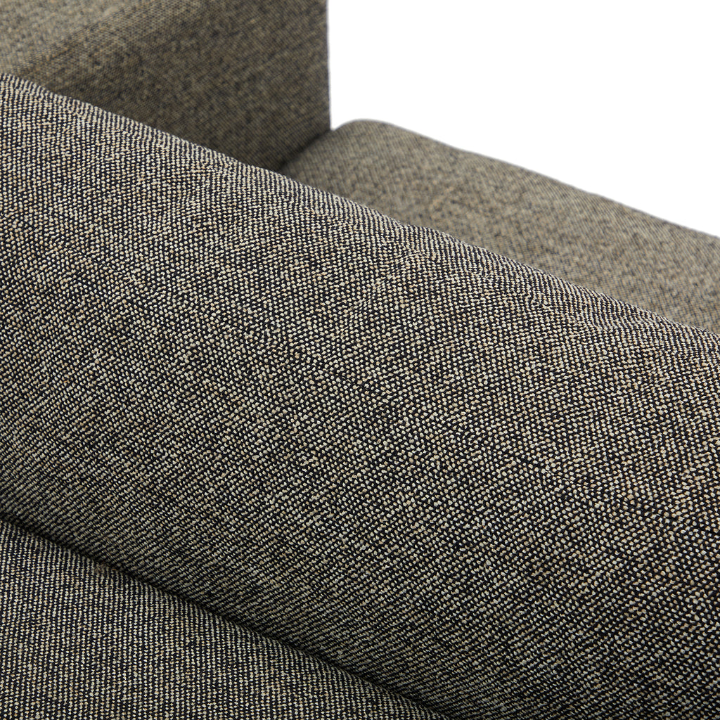 Grey Modern Square Arm Sofa