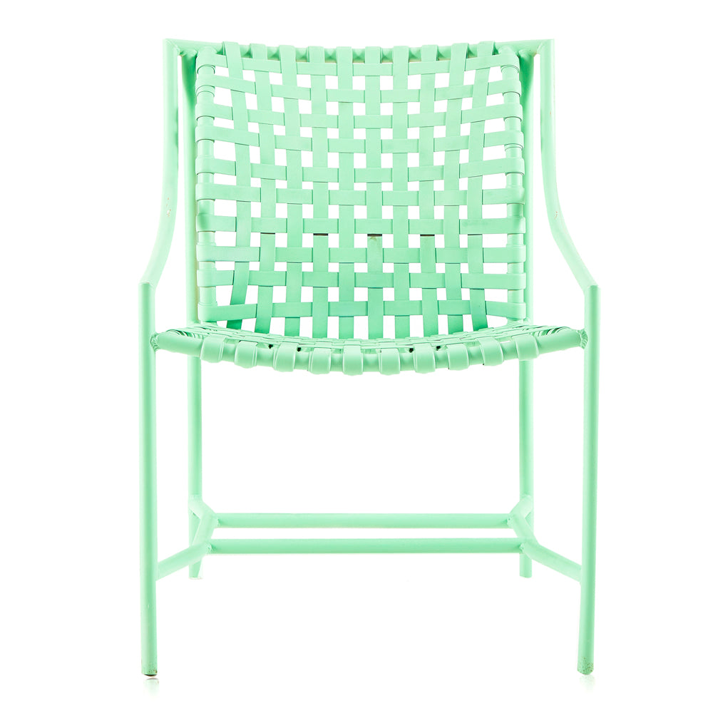 Mint Green Strapped Patio Chair