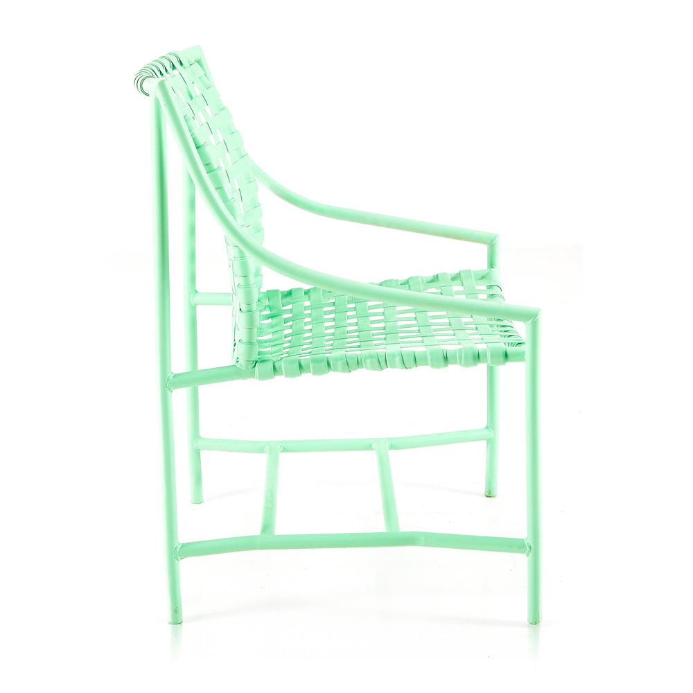 Mint Green Strapped Patio Chair