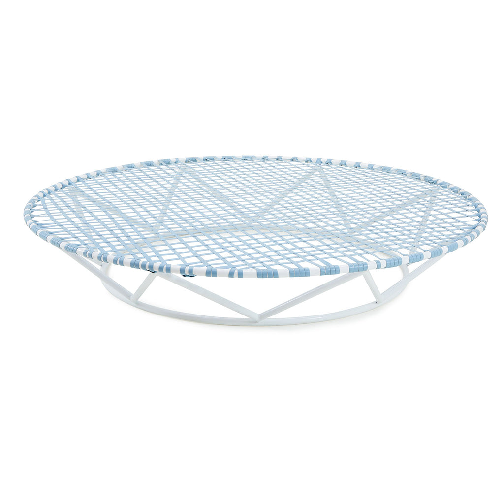 Blue Circular Outdoor Daybed Lay Around