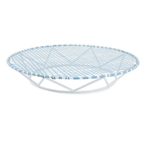 Blue Circular Outdoor Daybed Lay Around