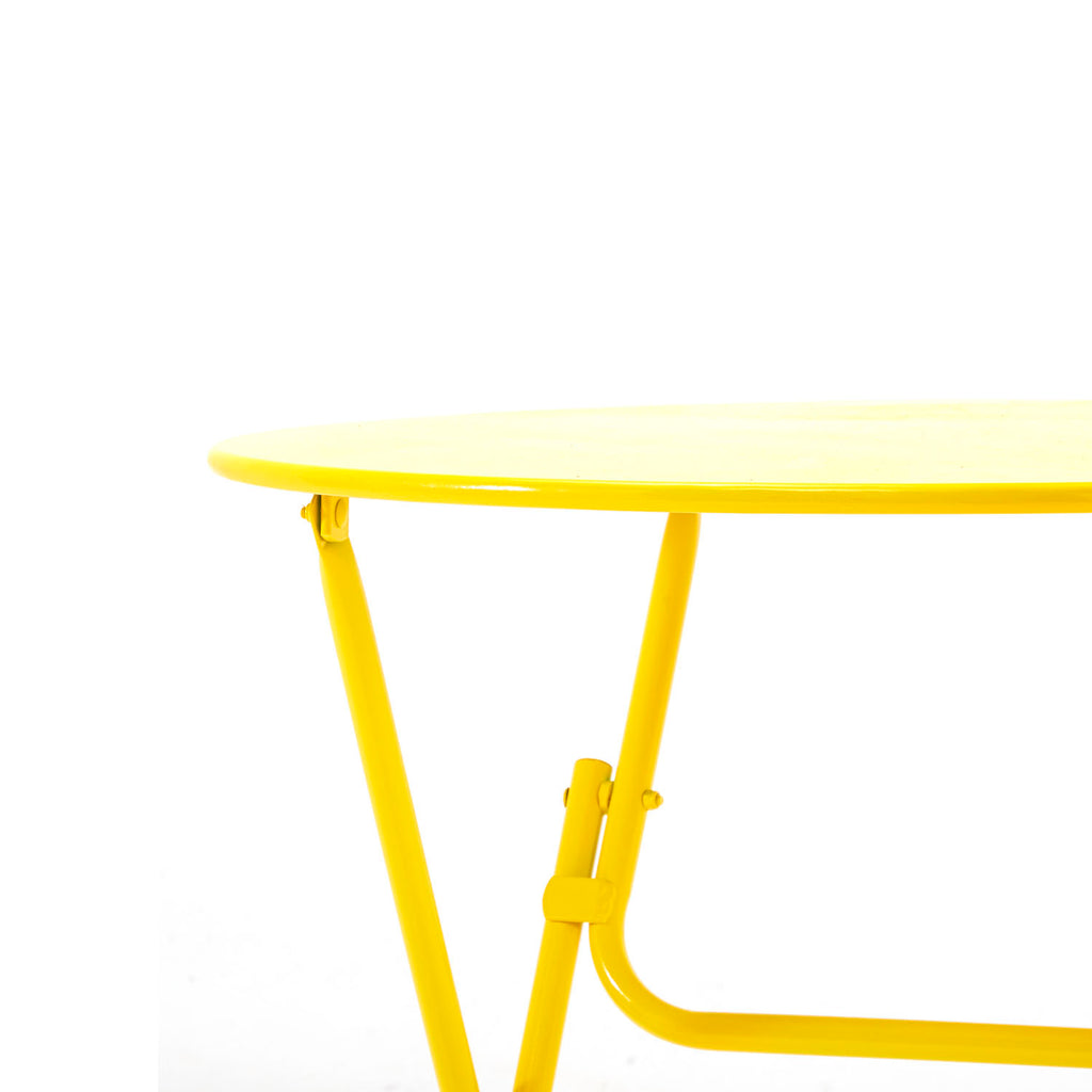 Yellow Outdoor Bistro Table