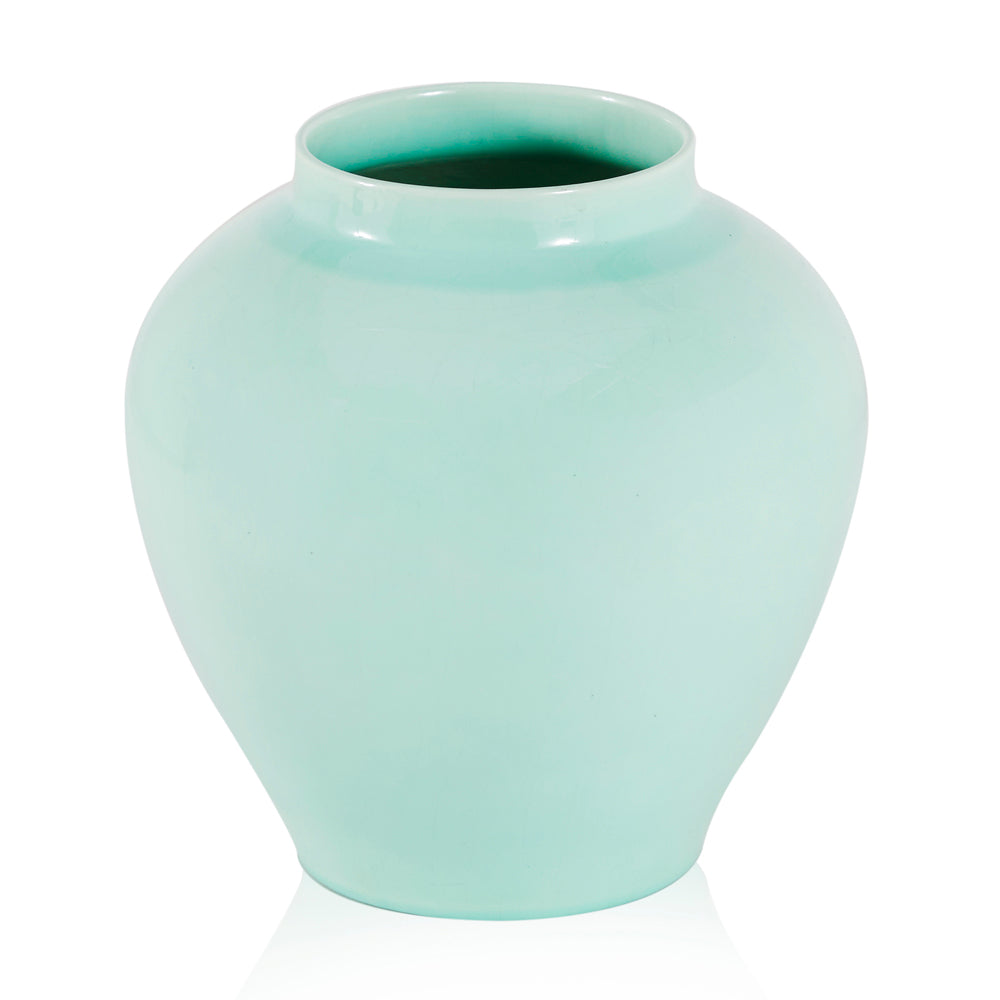 Teal Vase