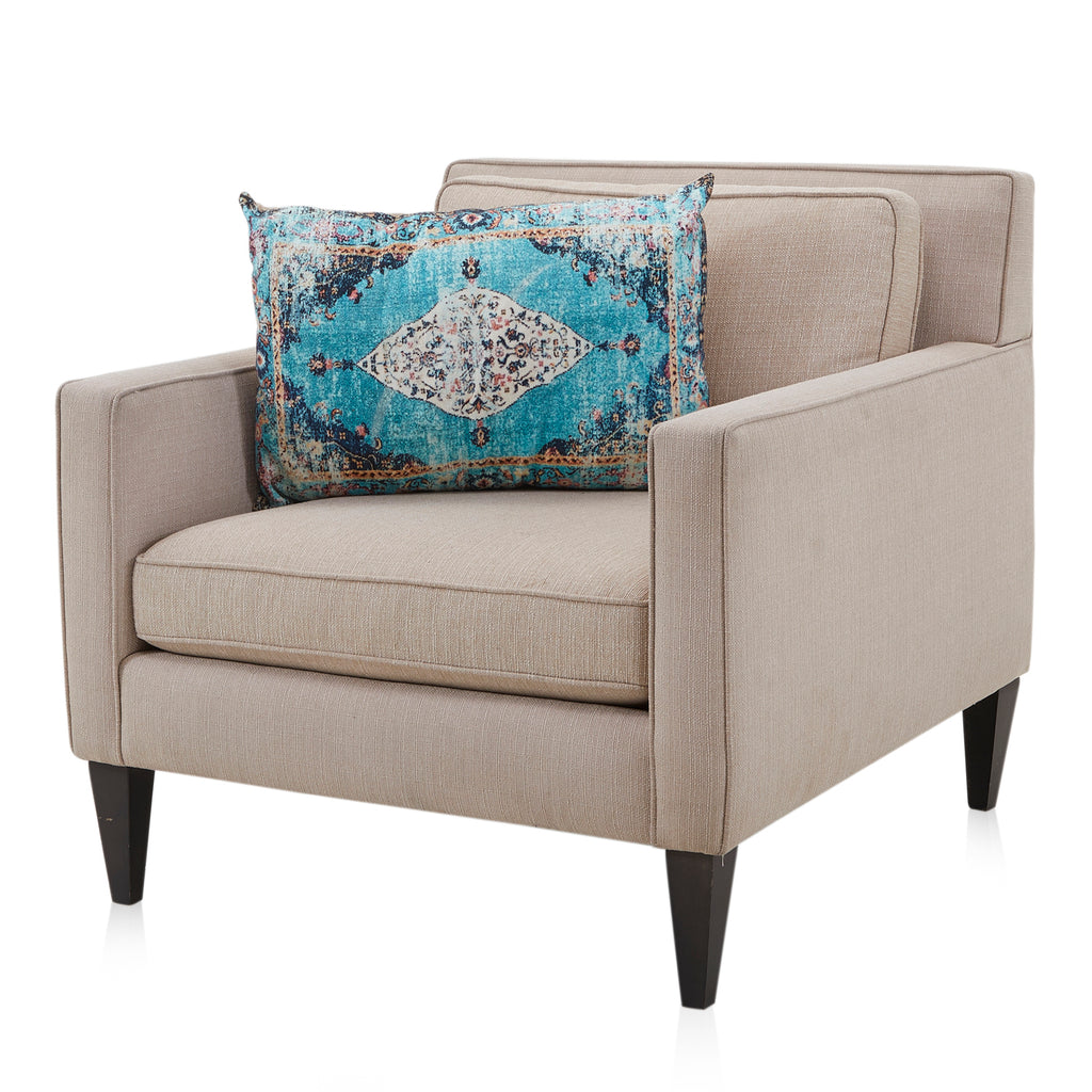 Blue Persian Lumbar Pillow