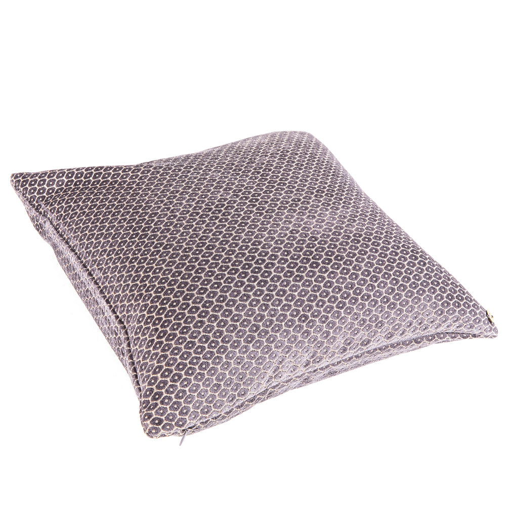 Purple-Grey Honeycomb Pillow