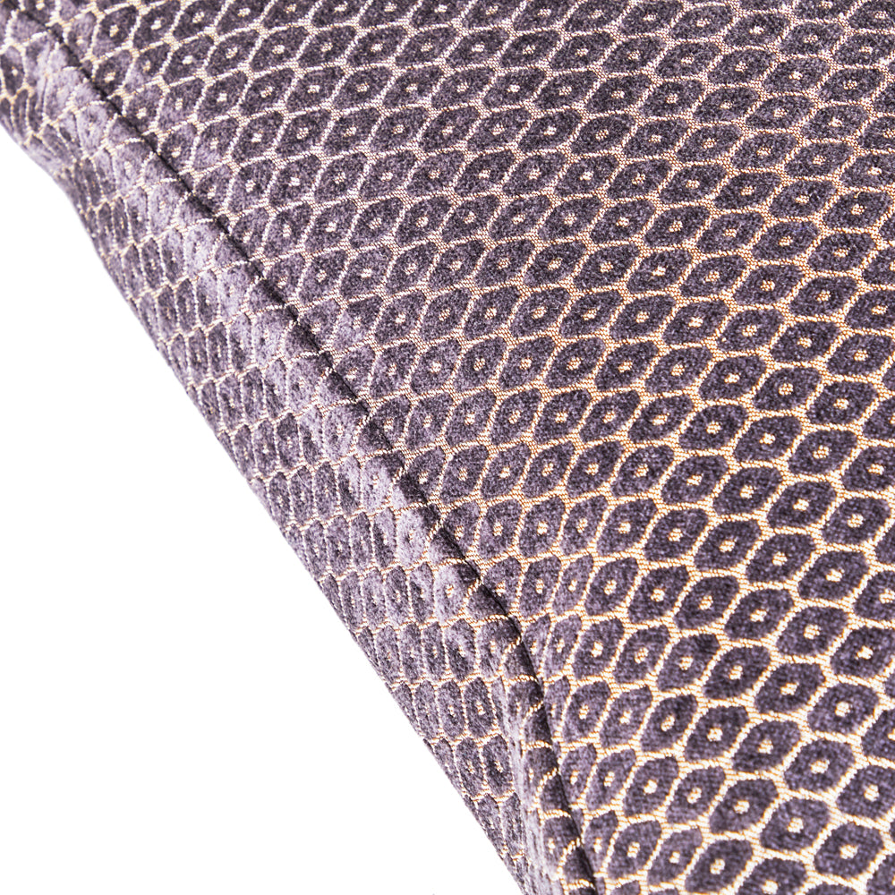 Purple-Grey Honeycomb Pillow