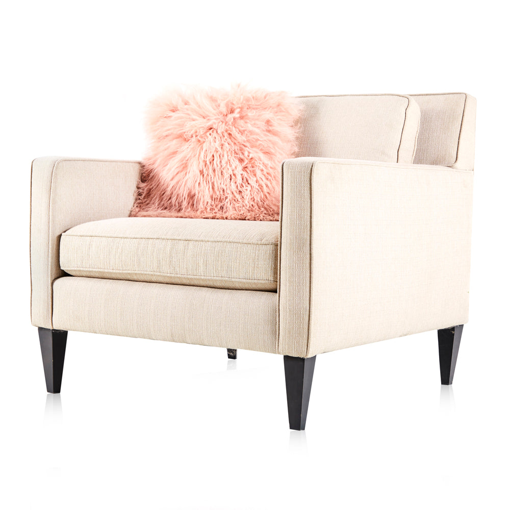 Pink Fur Shag Pillow