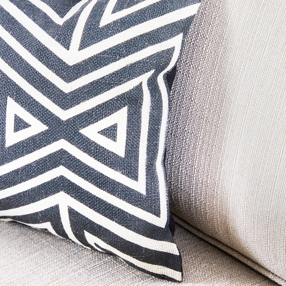 Black and White Tribal Pillow