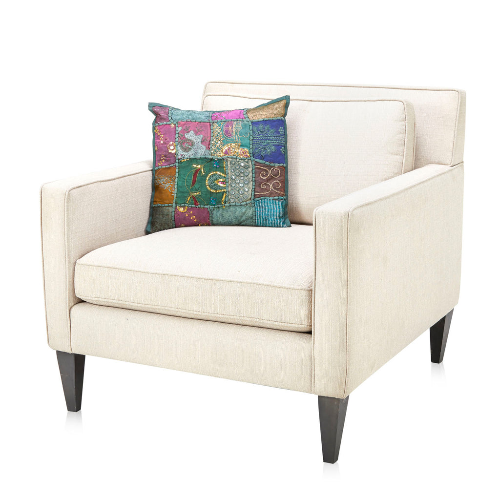 Colorful Bohemian Patchwork Pillow