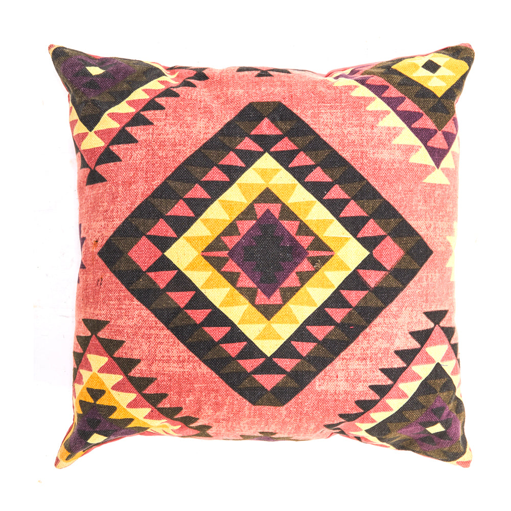 Pink Brown Southwest Pillow