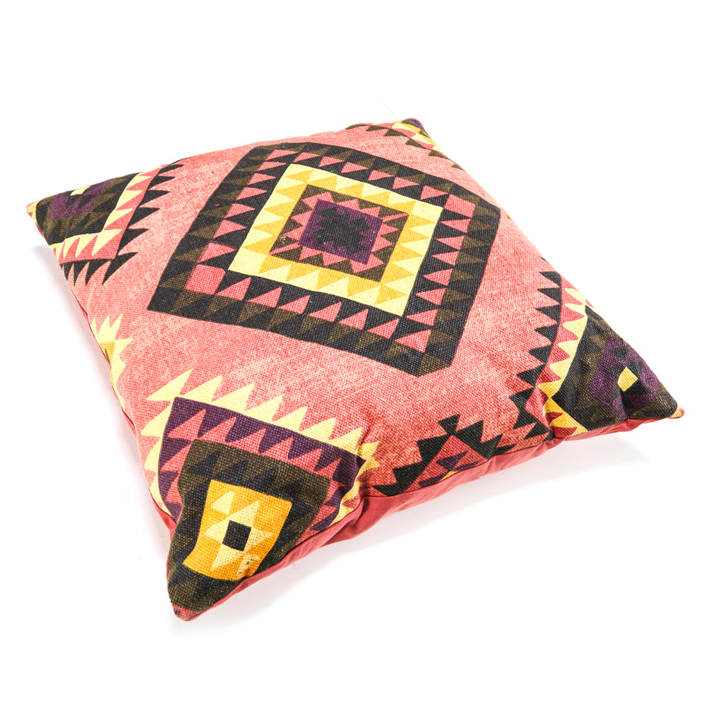 Pink Brown Southwest Pillow