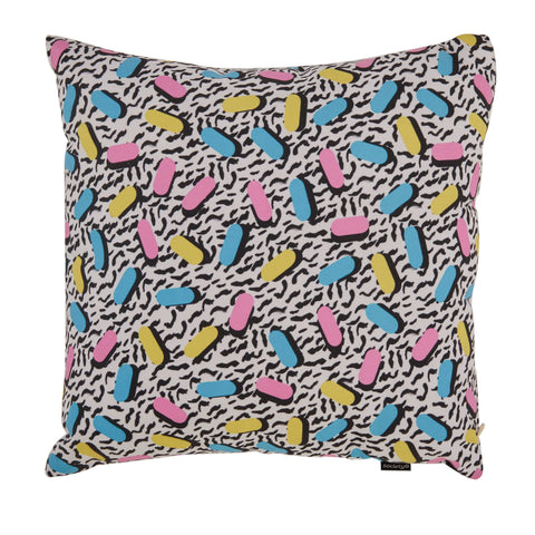 80's Wild Retro Square Pillow