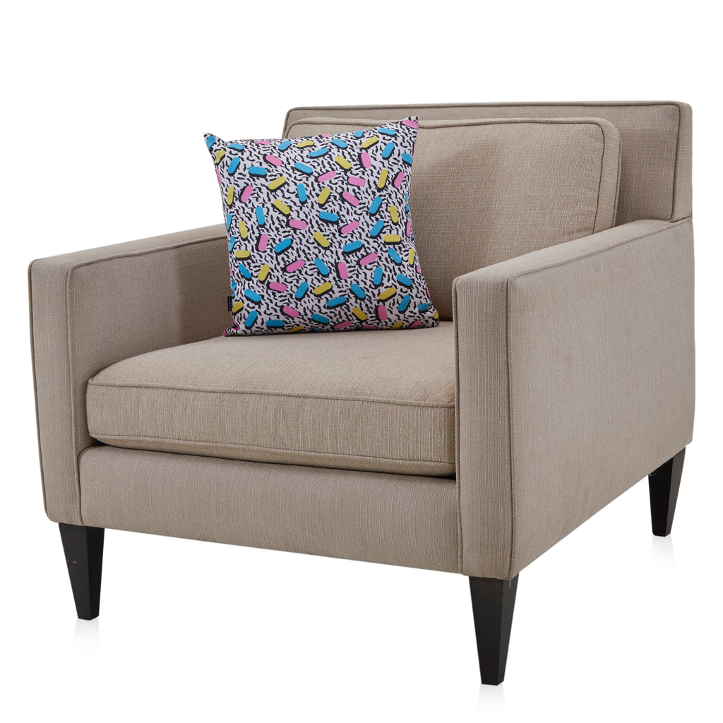 80's Wild Retro Square Pillow