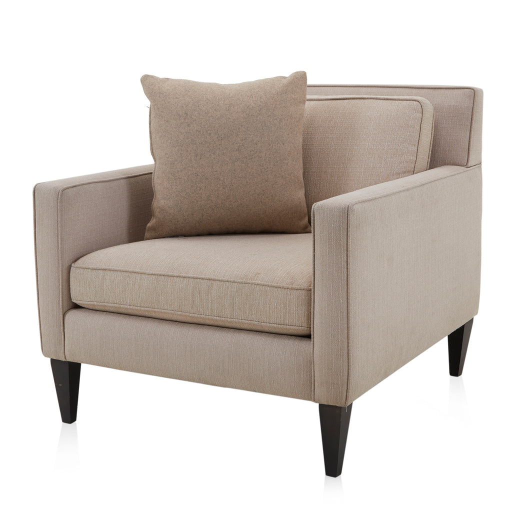 Beige Dusty Felt Pillow
