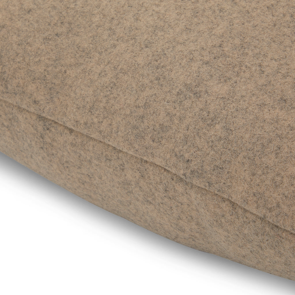 Beige Dusty Felt Pillow