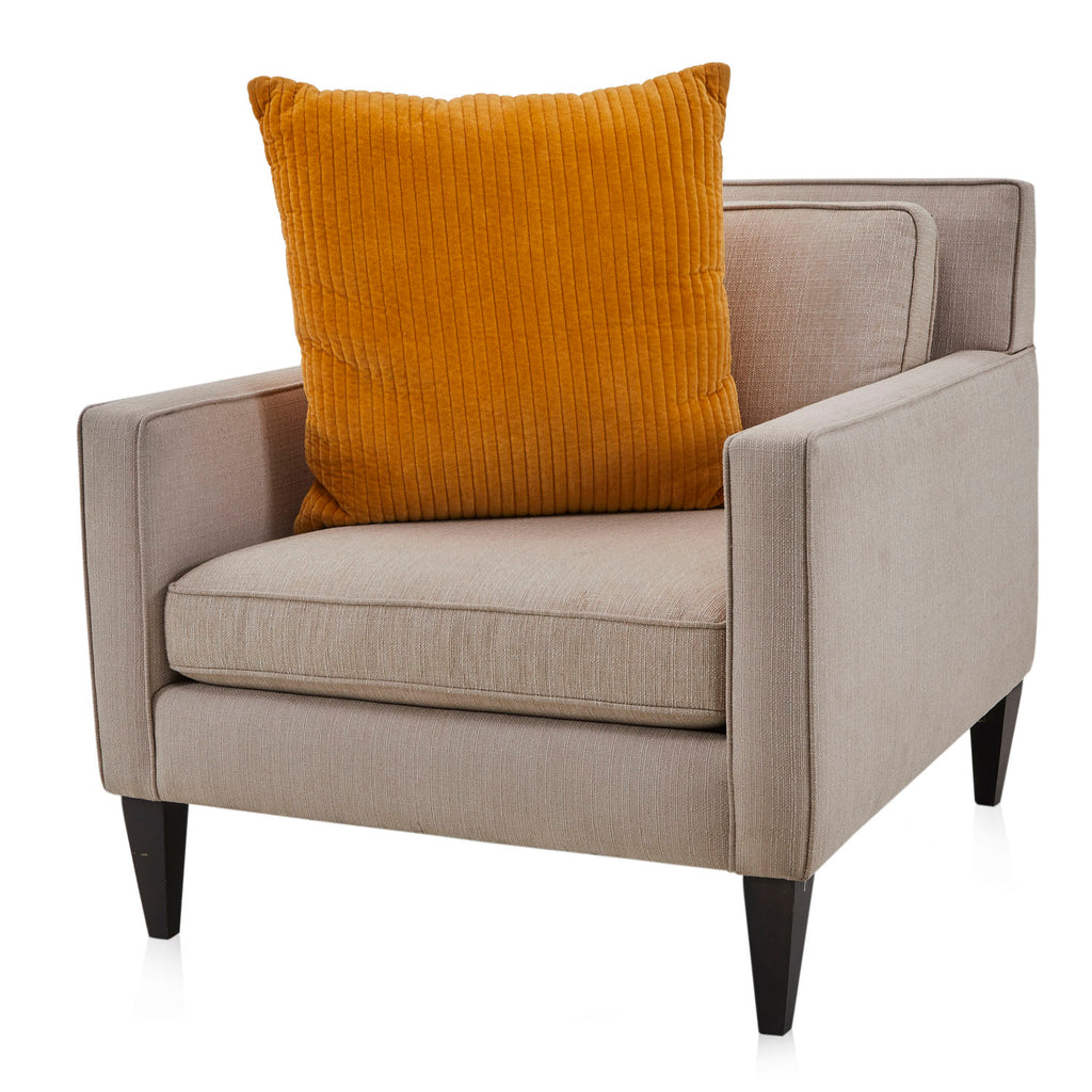 Orange Large Velvet Corduroy Pillow
