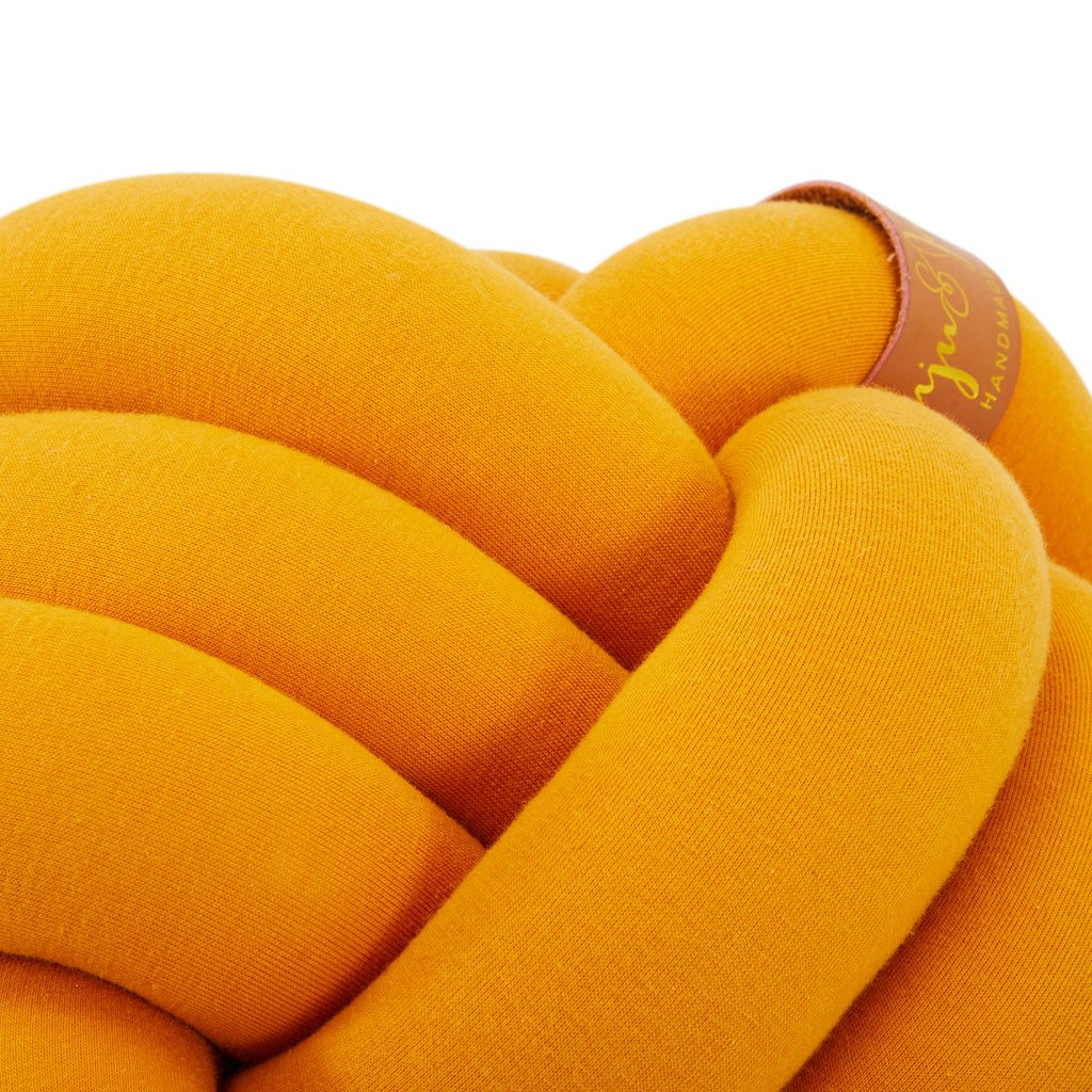 Orange Knot Pilow
